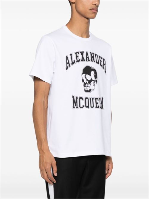 T-shirt con stampa ALEXANDER MCQUEEN | 759442QTAAW0909